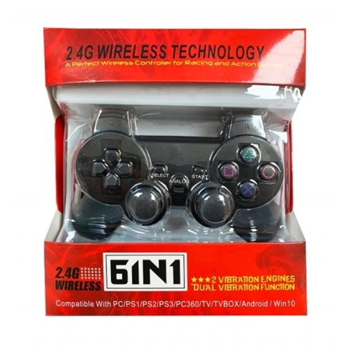 PLATOON PL-2862 TV/PC/PS2/PS3 6İN1 ANALOG DUAL SHOCK KABLOSUZ WİRELESS GAME PAD