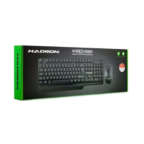 HADRON HD861 USB KABLOLU OYUNCU KLAVYE + MOUSE SET
