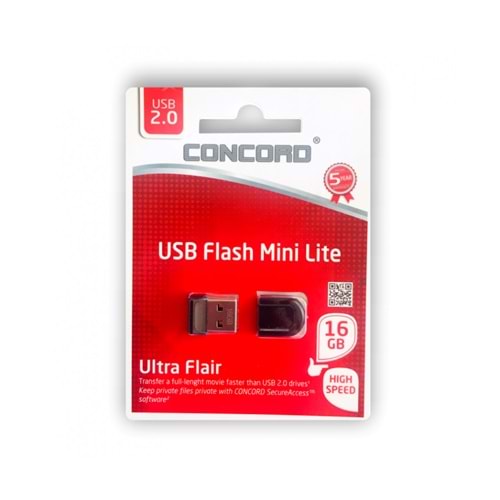 Concord C-UML16 16GB USB 2.0 Mini Lite Flash Bellek