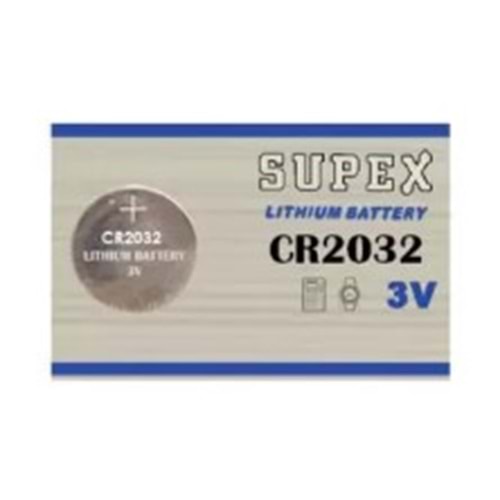 SUPEX CR2032 3V PİL 1 ADET