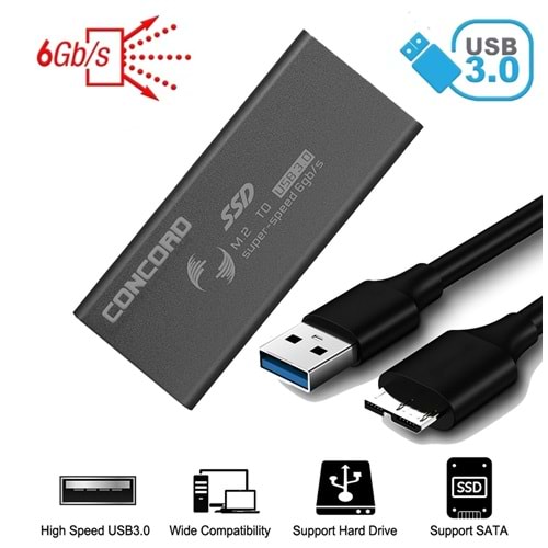 Concord C-898 USB 3.0 M2 SSD 6.0Gb/s 1.8