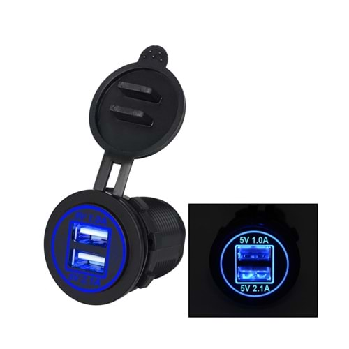 CONCORD CH-21 CAR CHARGER 2.1A ÇİFT USB ÇAKMAKLIK ARAÇ ŞARJI