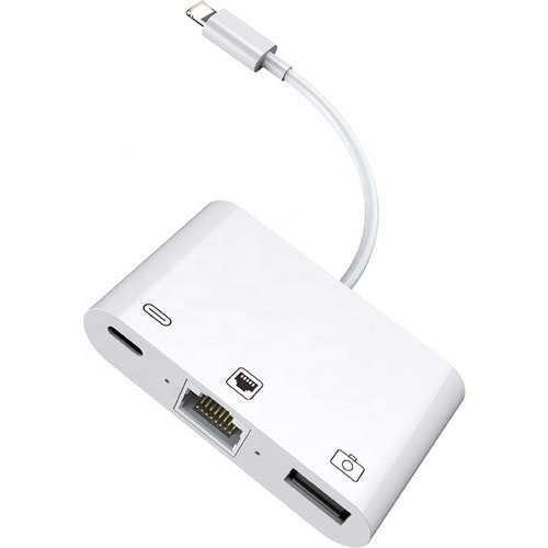 CONCORD BYL-107 LİGHTNİNG TO ŞARJ USB RJ45 USB LAN ÇEVİRİCİ 100MHZ