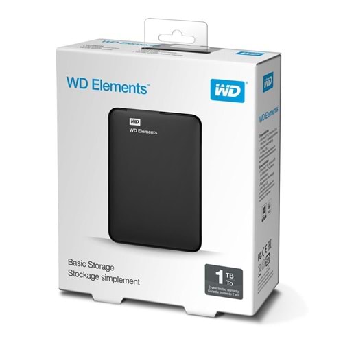 WD Elements Basic Storage 1Tb 2.5 Usb 3.0 Harici Harddisk Taşınabilir HDD