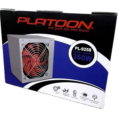 PLATOON PL-9258 350W KUTULU POWER SUPLY (12CM)