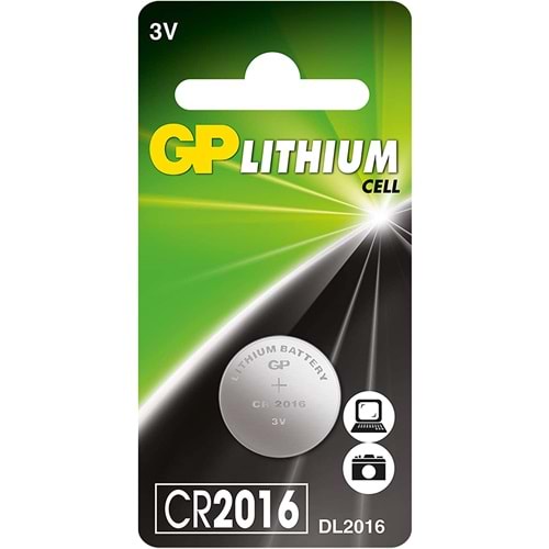 GP CR2016 3V PİL 1 ADET