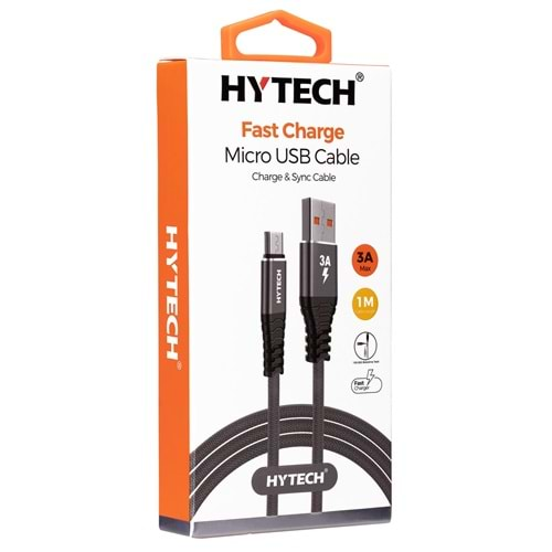 Hytech HY-X210 3A Micro Usb 1m Data + Sarj Kablosu