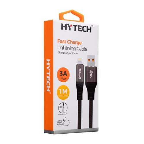 Hytech HY-X310 Hızlı Şarj 3A iPhone Lightning 1M Data+ Şarj Kablosu