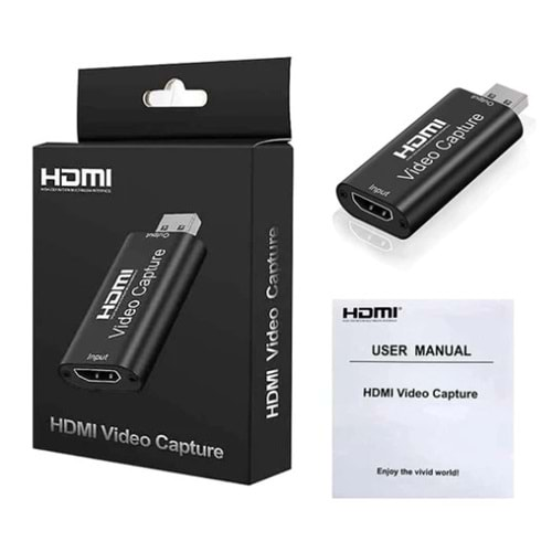 CONCORD HVC HDMİ TO USB ÇEVİRİCİ VİDEO CAPTURE KAYIT EKRAN AKTARMA ADAPTÖR