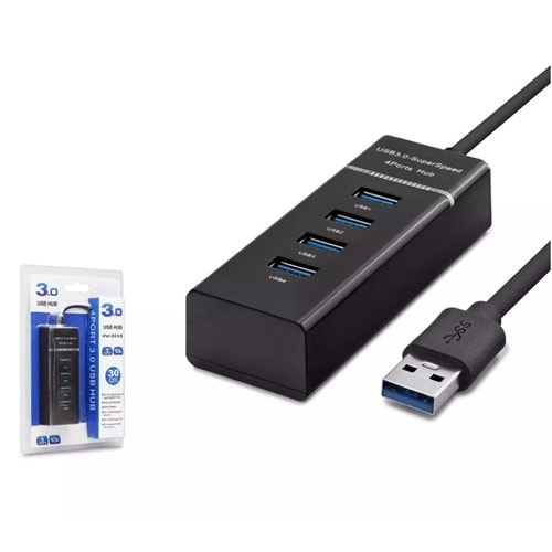 HADRON HDX7017 USB ÇOKLAYICI HUB USB 3.0 1 PORT + USB 2.0 3 PORT 27CM