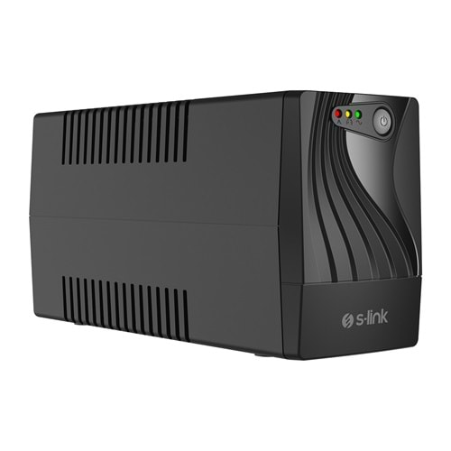 S-link MIGHT U60 600VA 12V7Ah*1 360W Siyah Line-Interactive Kesintisiz UPS Güç Kaynağı