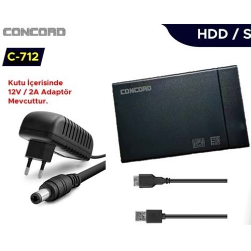 CONCORD C-712 USB 3.0 3.5