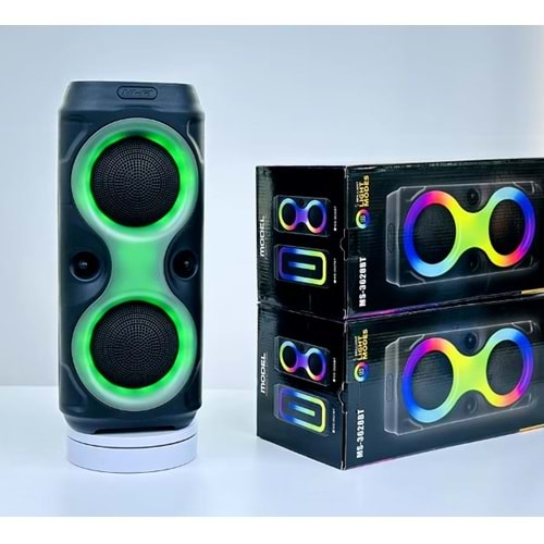 PLATOON PL-4627 SD/USB/FM 8inc 2000W KARAOKE MİKROFONLU BLUETOOTH RGB IŞIKLI MÜZİK KUTUSU MS-3638