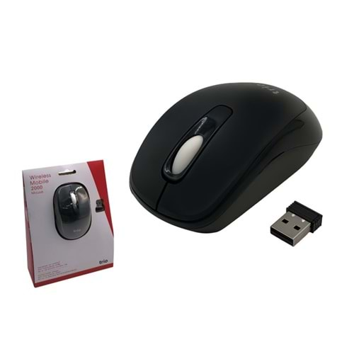 TRİO TR2000 2.4GHZ OPTİK 1000DPİ WİRELESS KABLOSUZ MOUSE