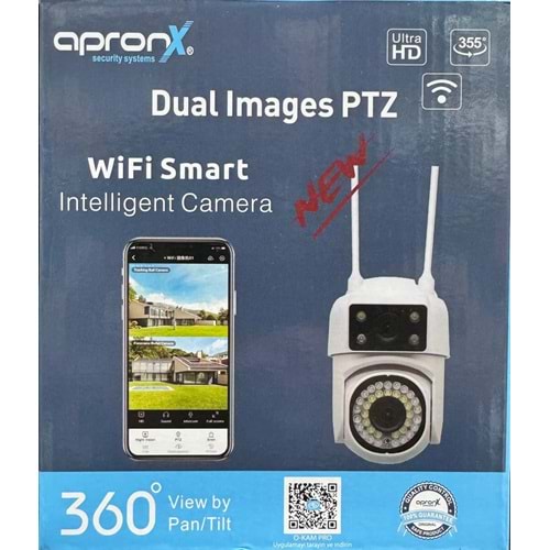 APRONX APX-WP244 4MP 3.6+3.6MM LENS WIFI ÇİFT İP KAMERA