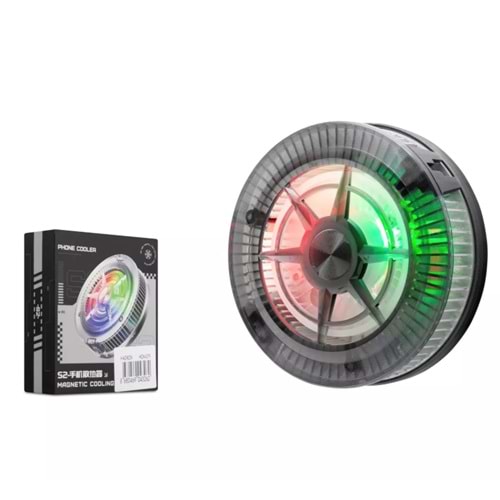 HADRON HDX4379 TELEFON BUZ SOĞUTUCU FAN MIKNATISLI LED SİYAH