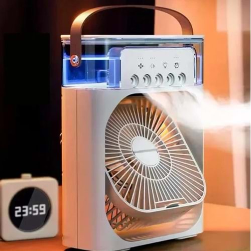 Telsan TLS-41 Fan 3ü1 Arada Klima H2o Humidifier Ortam Oda Nemlendirici Vantilatör Hava Soğutucu Fan