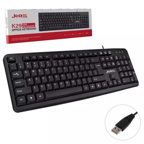JEDEL K29 STANDART TÜRKÇE KABLOLU KLAVYE