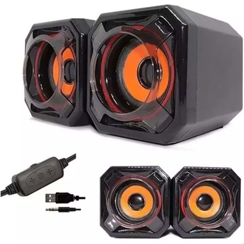 JEDEL A8 PC USB 1+1 SÜPER KALİTE HOPARLÖR SPEAKER