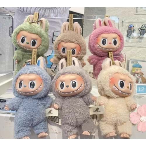 Telsan Labubu Peluş Bebek Peluş Oyuncak Labubu Anahtarlık Model