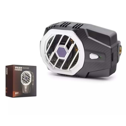 Hadron Hdx4393 X91 Telefon Soğutucu Fan Radyatör + Şarjlı Batarya
