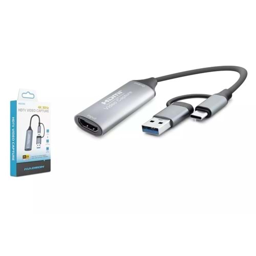 Hadron Hdx7856 Hdmi To Usb Video Capture Type-C + Usb3.0 4K 30Hz