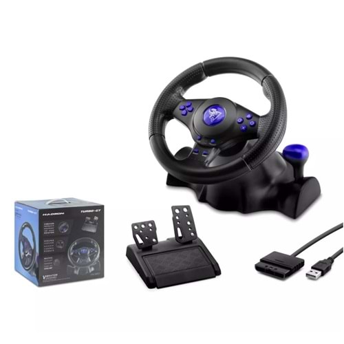 Hadron VW9803 Oyuncu Direksiyon Seti 180° 3In1 Ps3/Ps2/Pc