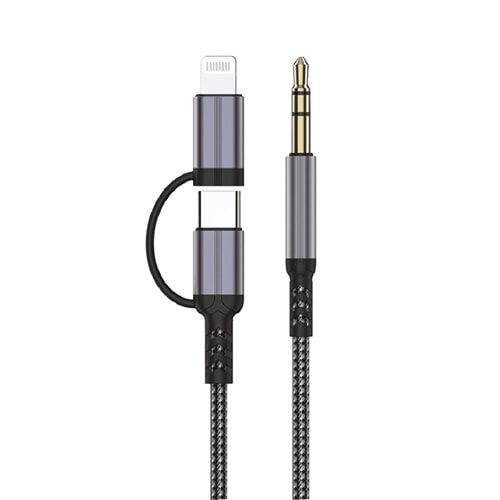 SPRANGE SR-03 AUX TO TYPE-C İPHONE 2İN1 ÇEVİRİCİ DÖNÜŞTÜRÜCÜ