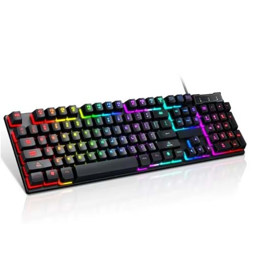 Acer eMachines EAK104 Siyah USB RGB Backlight RED SWITCH Mekanik Q 104 Tuşlu Gaming Klavye