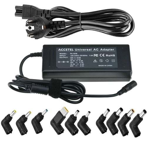 Hadron Hd8887 Notebook Adaptörü Universal 90W 10Pins