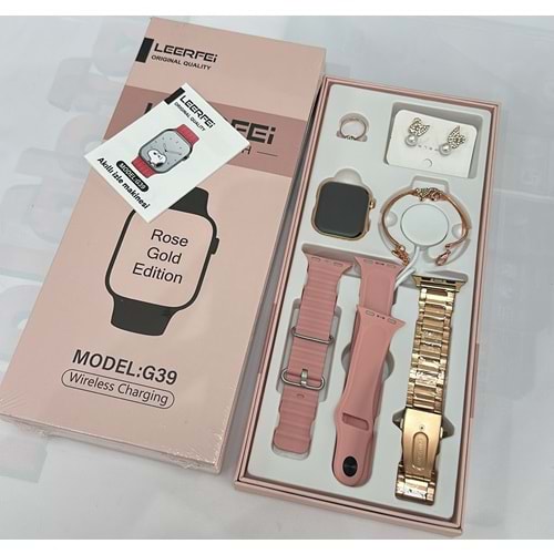 TELSAN G39 BAYAN KÜPE YÜZÜK BİLEKLİK HEDİYELİ 3 KORDON