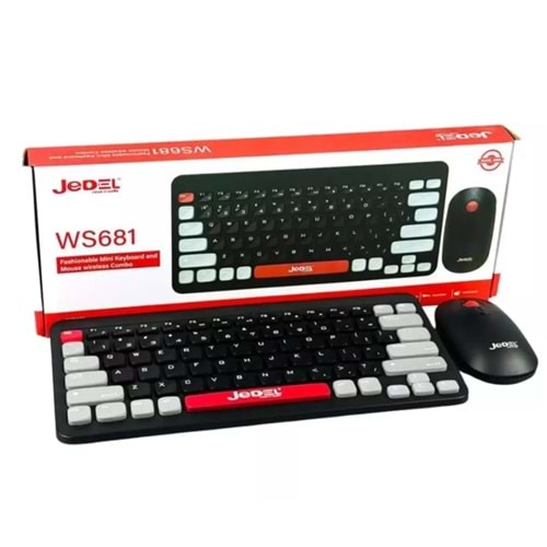 Jedel WS681B BT Kablosuz ve Bluetooth Klavye Mouse Set