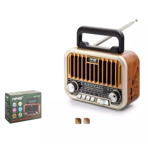 TELSAN NS-7115BT USB/SD/FM/BLUETOOTH NOSTALJİ GÜÇLÜ SİNYAL MÜZİK KUTUSU