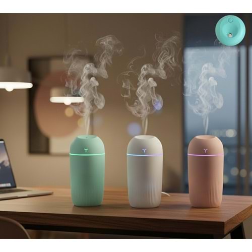 Platoon PL-3504 Ultrasonik Renkli Hava Nemlendirici Buhar Makinesi Ve Aroma Difüzörü