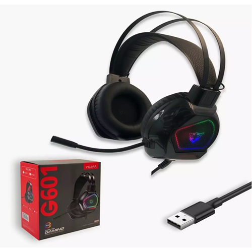 TELSAN G601 E-SPORT USB 7.1 RGB LEDLİ GAMİNG OYUNCU MİKROFONLU KULAKLIK