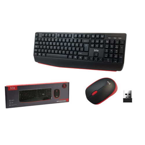 TRİO TRK300 TÜRKÇE Q KABLOSUZ WİRELESS KLAVYE + MOUSE SET