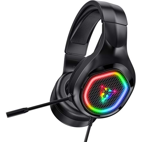 TELSAN G503 E-SPORT USB 7.1 RGB LEDLİ GAMİNG OYUNCU MİKROFONLU KULAKLIK