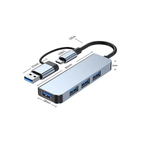 TELSAN TLS-401 ÇEVİRİCİ TYPE-C TO 3.0 4 IN 1
