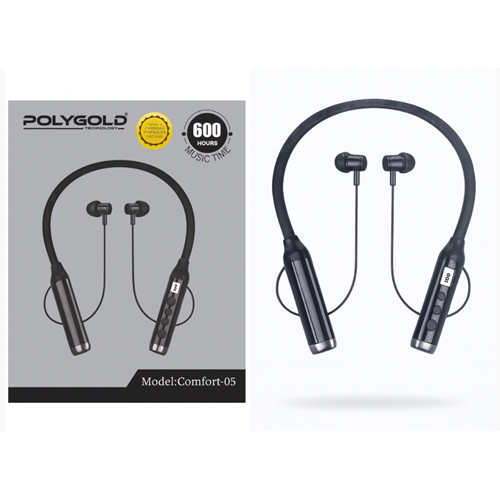 POLYGOLD COMFORT-05 BLUETOOTH 600 SAAT ŞARJ SÜRESİ BOYUN KULAKLIK