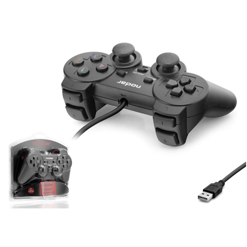 NODAR ND401 PC Uyumlu Kablolu USB GamePad Oyun Kolu - Siyah