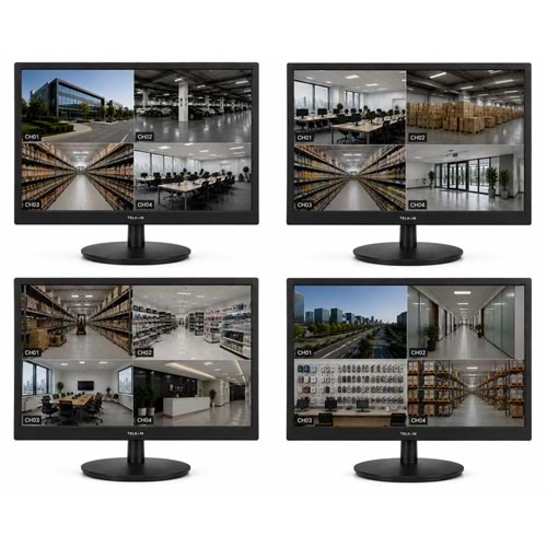 TELKAM TK-19 LED MONİTÖR 19inç 1440*900 HD 5MS 60HZ HDMI + VGA HD Monitör