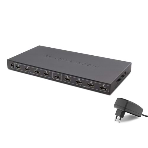 TELSAN TK-HS08 HDMİ SPLİTTER 8 PORT SPLİTTER İN PORTS 8 OUT PORT 1X8