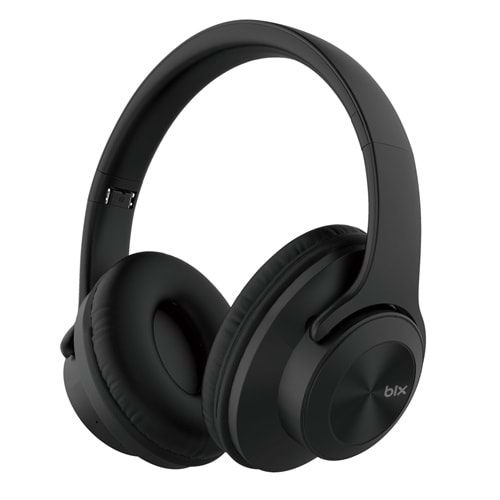 BİX Soundcraft BH3 Katlanabilir Hoparlör Özellikli EQ Mod TF Kart Girişli 40mm Sürücü Kablosuz Bluetooth 5.3 Kulaküstü Kulaklık Buz Grisi