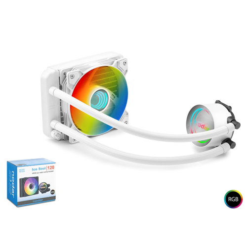 NODAR ND2501 ARGB İşlemci Sıvı Soğutma Sistemi 120 mm Beyaz