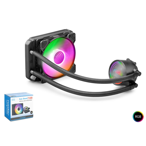 NODAR ND2502 ARGB İşlemci Sıvı Soğutma Sistemi 120 mm Siyah