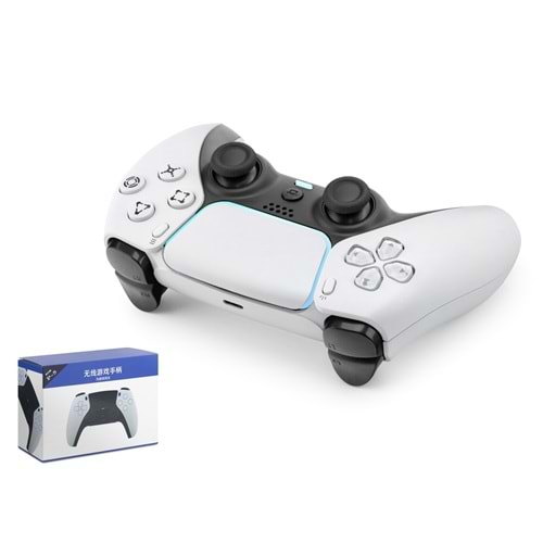 HADRON HD332W Kablosuz GamePad Oyun Kolu PS5 Uyumlu Dokunmatik Panelli Beyaz