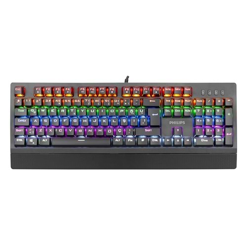Philips SPK8403 Siyah Rainbow Aydınlatmalı Mekanik Gaming Oyuncu Klavyesi G403