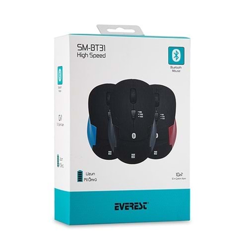 Everest SM-BT31 PC/Telefon Uyumlu Bluetooth Mouse