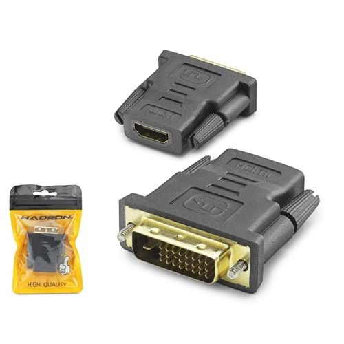 HADRON HDX1266 ADAPTÖR ÇEVİRİCİ DVI TO HDMI M/F 24+1