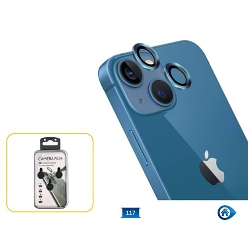 METAL KAMERA LENS KORUYUCU İPHONE 14/14 PLUS 2Lİ CDG2